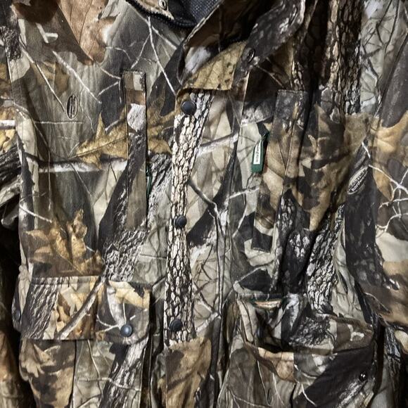 Remington Real Tree Hardwood Camo Insulated Coat Mens M Thermal Thermore Hunting - Picture 4 of 10
